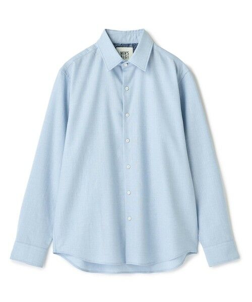 MEN'S BIGI / メンズビギ シャツ・ブラウス | トリアセリネン調ストレッチ カジュアルシャツ＜接触冷感/UVカット/ストレッチ/防シワ/EASY CARE＞（サックス）