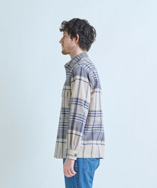 MEN'S BIGI / メンズビギ シャツ・ブラウス | ドビーチェックCPOシャツ | 詳細3