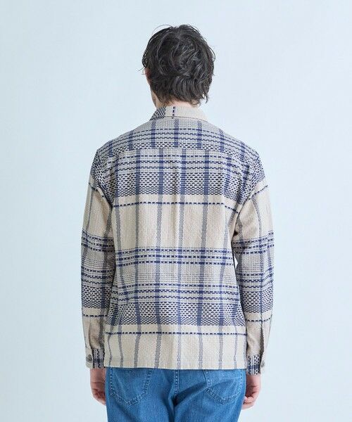 MEN'S BIGI / メンズビギ シャツ・ブラウス | ドビーチェックCPOシャツ | 詳細4