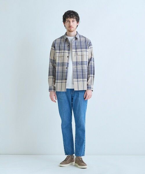 MEN'S BIGI / メンズビギ シャツ・ブラウス | ドビーチェックCPOシャツ | 詳細5