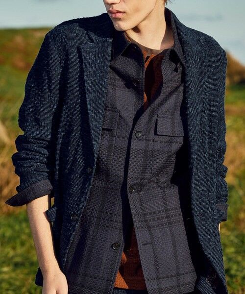 MEN'S BIGI / メンズビギ シャツ・ブラウス | ドビーチェックCPOシャツ | 詳細15