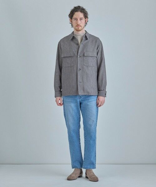 MEN'S BIGI / メンズビギ シャツ・ブラウス | ドビーミックスメランジ CPOシャツ | 詳細2