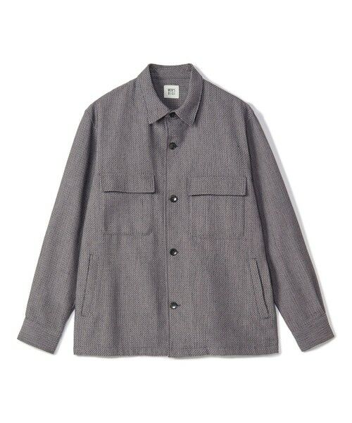 MEN'S BIGI / メンズビギ シャツ・ブラウス | ドビーミックスメランジ CPOシャツ（グレー）