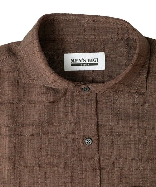 MEN'S BIGI / メンズビギ シャツ・ブラウス | ドビージャガードチェックシャツ | 詳細1