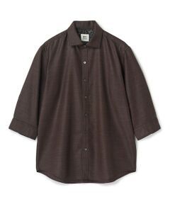 MEN'S BIGI / メンズビギ シャツ・ブラウス | トリアセ麻調 7分袖シャツ＜接触冷感/UVカット/イージーケア＞