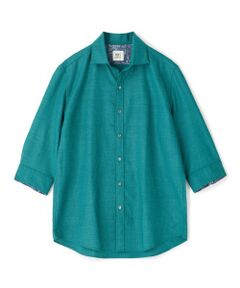 MEN'S BIGI / メンズビギ シャツ・ブラウス | トリアセ麻調 7分袖シャツ＜接触冷感/UVカット/イージーケア＞