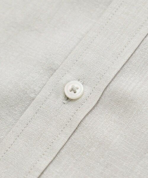 MEN'S BIGI / メンズビギ シャツ・ブラウス | トリアセ麻調 7分袖シャツ＜接触冷感/UVカット/イージーケア＞ | 詳細8