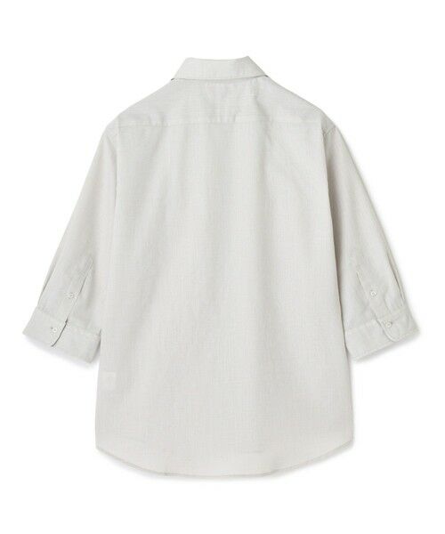 MEN'S BIGI / メンズビギ シャツ・ブラウス | トリアセ麻調 7分袖シャツ＜接触冷感/UVカット/イージーケア＞ | 詳細11