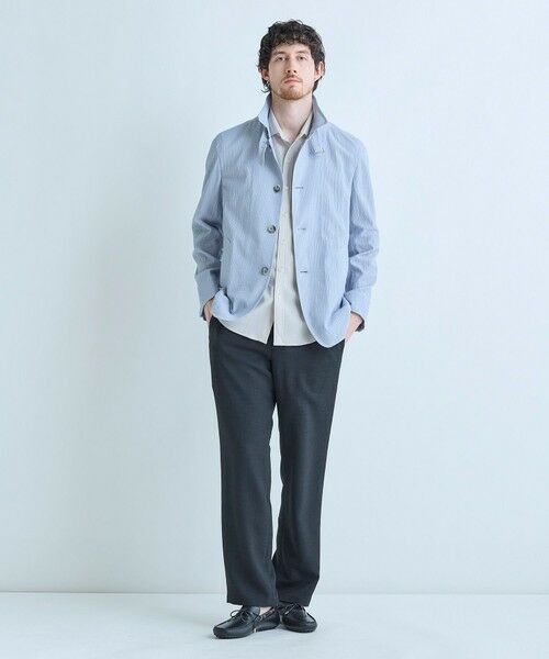 MEN'S BIGI / メンズビギ シャツ・ブラウス | トリアセ麻調 7分袖シャツ＜接触冷感/UVカット/イージーケア＞ | 詳細6