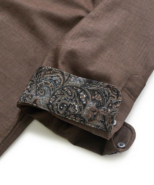 MEN'S BIGI / メンズビギ シャツ・ブラウス | トリアセ麻調 7分袖シャツ＜接触冷感/UVカット/イージーケア＞ | 詳細18