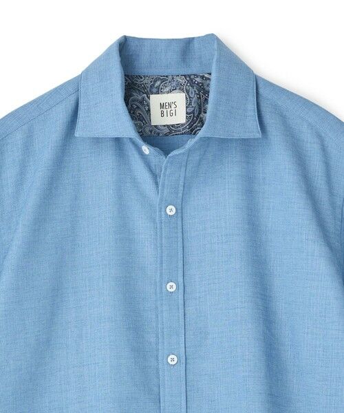 MEN'S BIGI / メンズビギ シャツ・ブラウス | トリアセ麻調 7分袖シャツ＜接触冷感/UVカット/イージーケア＞ | 詳細19