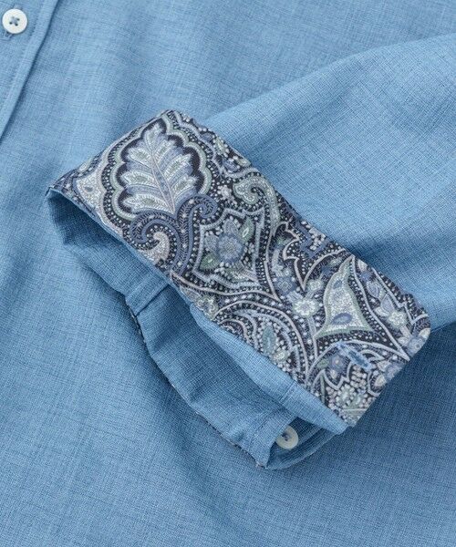 MEN'S BIGI / メンズビギ シャツ・ブラウス | トリアセ麻調 7分袖シャツ＜接触冷感/UVカット/イージーケア＞ | 詳細22