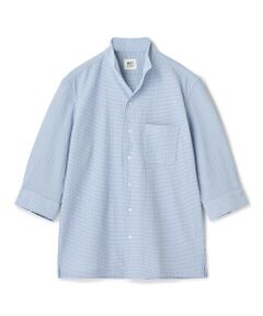 MEN'S BIGI / メンズビギ シャツ・ブラウス | ストレッチサッカー七分袖シャツ＜ストレッチ/通気性＞