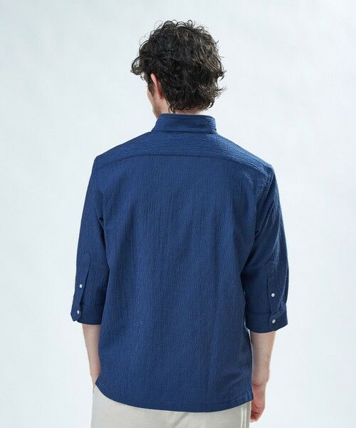 MEN'S BIGI / メンズビギ シャツ・ブラウス | ストレッチサッカー七分袖シャツ<ストレッチ/通気性> | 詳細26