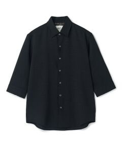 MEN'S BIGI / メンズビギ シャツ・ブラウス | ブッチャー七分袖シャツ＜ストレッチ/イージーケア/吸汗性/通気性＞