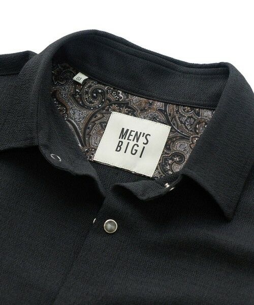 MEN'S BIGI / メンズビギ シャツ・ブラウス | ブッチャー七分袖シャツ＜ストレッチ/イージーケア/吸汗性/通気性＞ | 詳細17
