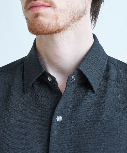 MEN'S BIGI / メンズビギ シャツ・ブラウス | ブッチャー七分袖シャツ＜ストレッチ/イージーケア/吸汗性/通気性＞ | 詳細13