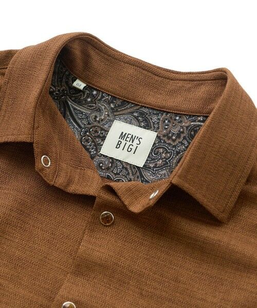 MEN'S BIGI / メンズビギ シャツ・ブラウス | ブッチャー七分袖シャツ＜ストレッチ/イージーケア/吸汗性/通気性＞ | 詳細23