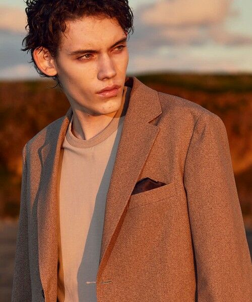 MEN'S BIGI / メンズビギ テーラードジャケット | 【ACTIVE TAILOR】Dot Air ヘリンボーン×千鳥格子/デニム柄 セットアップジャケット＜通気性/吸水速乾/ストレッチ＞ | 詳細2