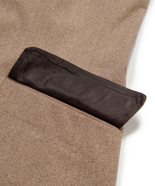 MEN'S BIGI / メンズビギ テーラードジャケット | 【ACTIVE TAILOR】Dot Air ヘリンボーン×千鳥格子/デニム柄 セットアップジャケット＜通気性/吸水速乾/ストレッチ＞ | 詳細12