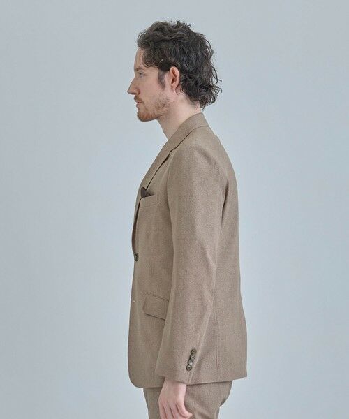 MEN'S BIGI / メンズビギ テーラードジャケット | 【ACTIVE TAILOR】Dot Air ヘリンボーン×千鳥格子/デニム柄 セットアップジャケット＜通気性/吸水速乾/ストレッチ＞ | 詳細6