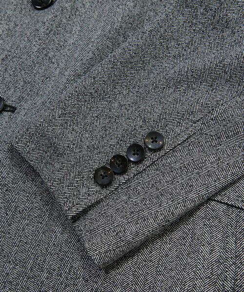 MEN'S BIGI / メンズビギ テーラードジャケット | 【ACTIVE TAILOR】Dot Air ヘリンボーン×千鳥格子/デニム柄 セットアップジャケット＜通気性/吸水速乾/ストレッチ＞ | 詳細28
