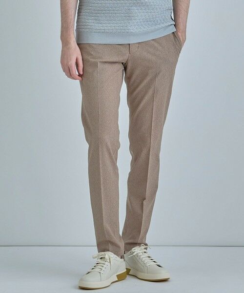 MEN'S BIGI / メンズビギ スラックス・ドレスパンツ | 【ACTIVE TAILOR】Dot Air ヘリンボーン×千鳥格子/デニム柄 セットアップパンツ＜通気性/吸水速乾/ストレッチ＞ | 詳細4