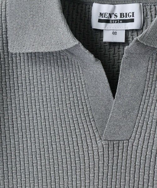 MEN'S BIGI / メンズビギ ポロシャツ | バンブーリンクス スキッパーニットポロ | 詳細2