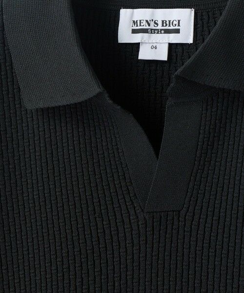 MEN'S BIGI / メンズビギ ポロシャツ | バンブーリンクス スキッパーニットポロ | 詳細8