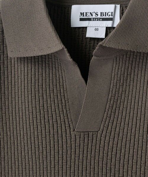 MEN'S BIGI / メンズビギ ポロシャツ | バンブーリンクス スキッパーニットポロ | 詳細9