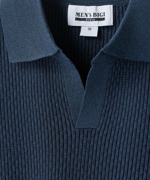 MEN'S BIGI / メンズビギ ポロシャツ | バンブーリンクス スキッパーニットポロ | 詳細10