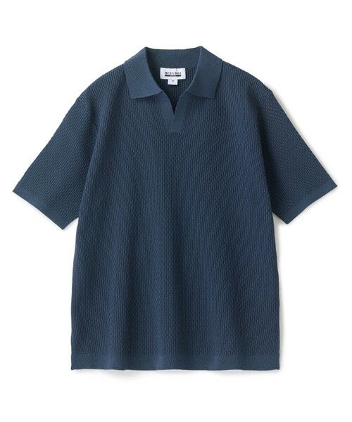 MEN'S BIGI / メンズビギ ポロシャツ | バンブーリンクス スキッパーニットポロ（ネイビー）