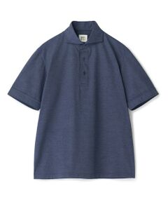 MEN'S BIGI / メンズビギ ポロシャツ | ドットメッシュジャージカッタウェイポロシャツ＜通気性、接触冷感＞
