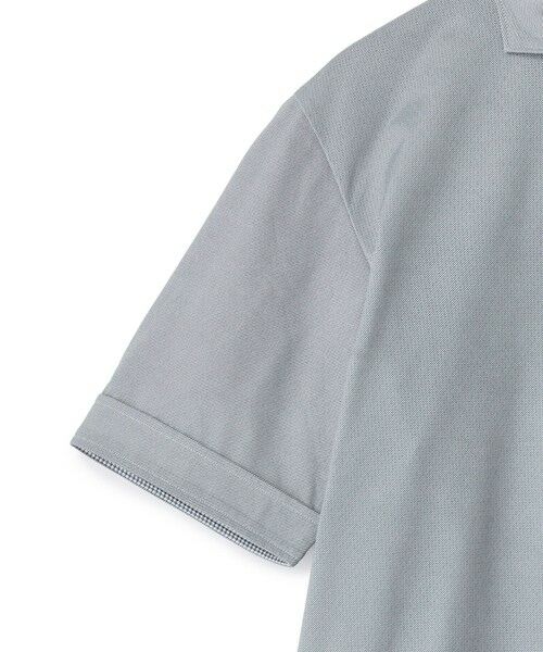 MEN'S BIGI / メンズビギ ポロシャツ | ドットメッシュジャージカッタウェイポロシャツ＜通気性、接触冷感＞ | 詳細4