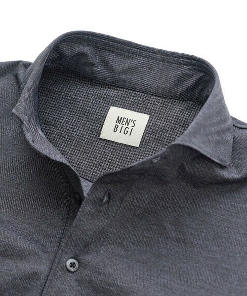 MEN'S BIGI / メンズビギ ポロシャツ | ドットメッシュジャージカッタウェイポロシャツ＜通気性、接触冷感＞ | 詳細9