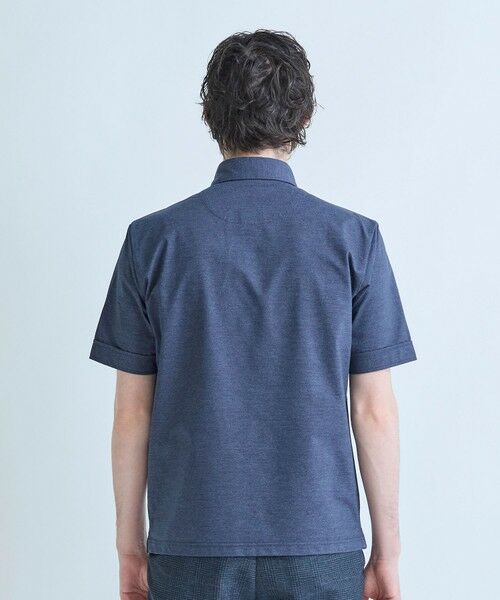 MEN'S BIGI / メンズビギ ポロシャツ | ドットメッシュジャージカッタウェイポロシャツ＜通気性、接触冷感＞ | 詳細13