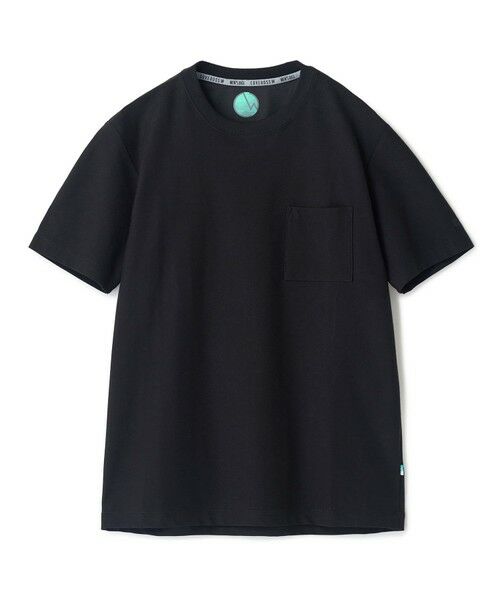 MEN'S BIGI / メンズビギ Tシャツ | 【COVEROSS（R） W/カバロスダブル】別注 リカバリー半袖Tシャツ＜血行促進/抗酸化作用/温熱効果/リラックス効果＞（ブラック）