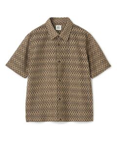 MEN'S BIGI / メンズビギ シャツ・ブラウス | シアージオメトリック半袖シャツ