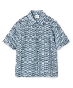 MEN'S BIGI / メンズビギ シャツ・ブラウス | シアージオメトリック半袖シャツ