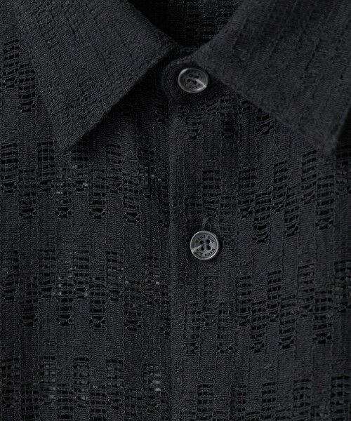 MEN'S BIGI / メンズビギ シャツ・ブラウス | シアージオメトリック半袖シャツ | 詳細4