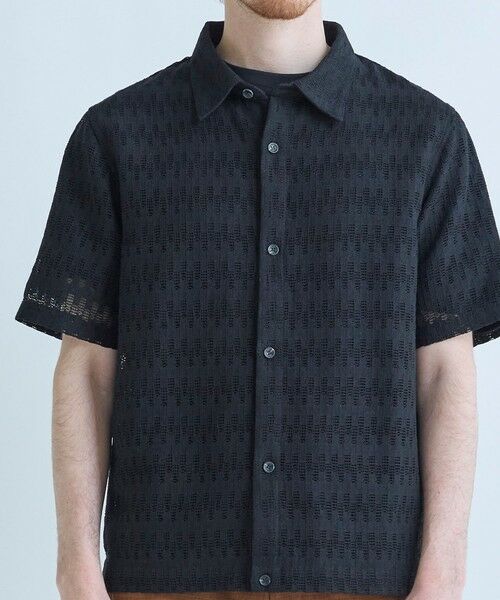 MEN'S BIGI / メンズビギ シャツ・ブラウス | シアージオメトリック半袖シャツ | 詳細2