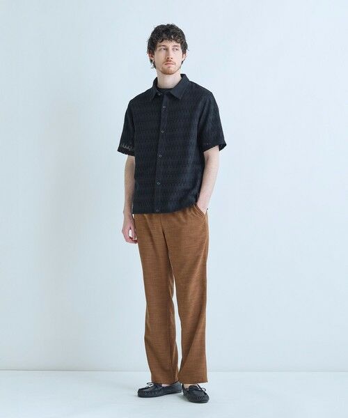 MEN'S BIGI / メンズビギ シャツ・ブラウス | シアージオメトリック半袖シャツ | 詳細2