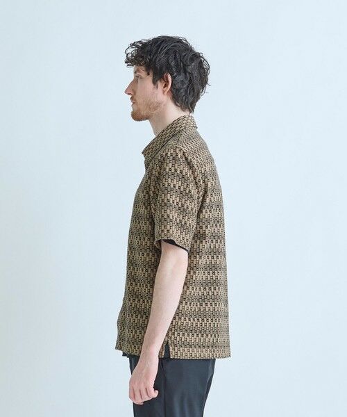 MEN'S BIGI / メンズビギ シャツ・ブラウス | シアージオメトリック半袖シャツ | 詳細5
