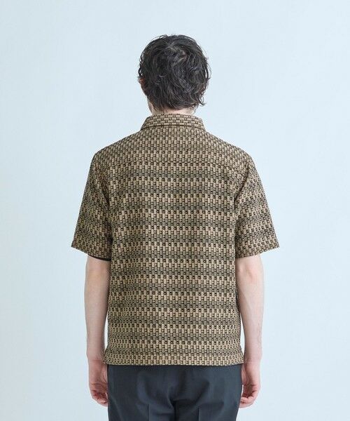 MEN'S BIGI / メンズビギ シャツ・ブラウス | シアージオメトリック半袖シャツ | 詳細6