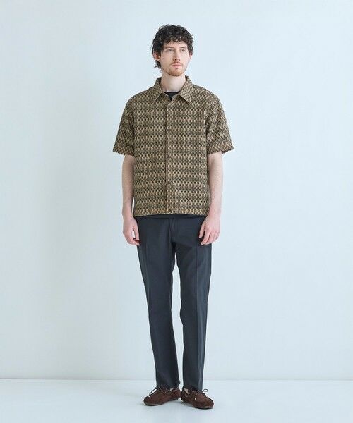 MEN'S BIGI / メンズビギ シャツ・ブラウス | シアージオメトリック半袖シャツ | 詳細7