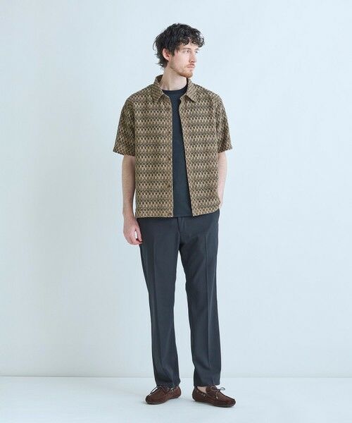 MEN'S BIGI / メンズビギ シャツ・ブラウス | シアージオメトリック半袖シャツ | 詳細8