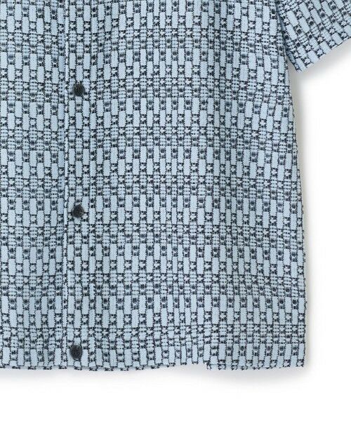 MEN'S BIGI / メンズビギ シャツ・ブラウス | シアージオメトリック半袖シャツ | 詳細16