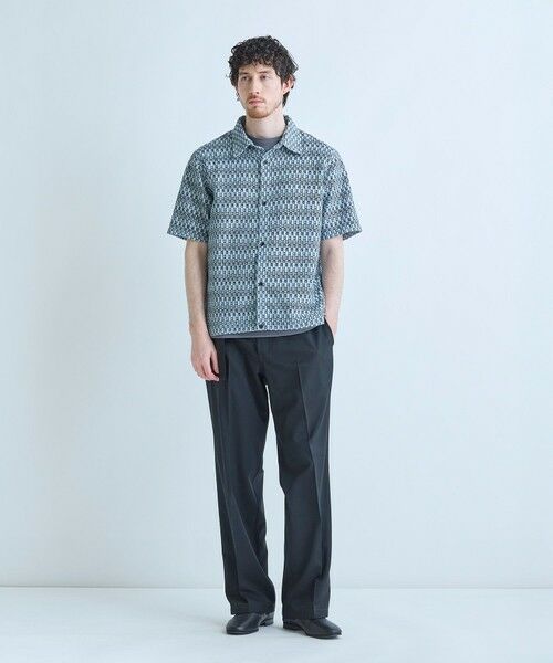 MEN'S BIGI / メンズビギ シャツ・ブラウス | シアージオメトリック半袖シャツ | 詳細11