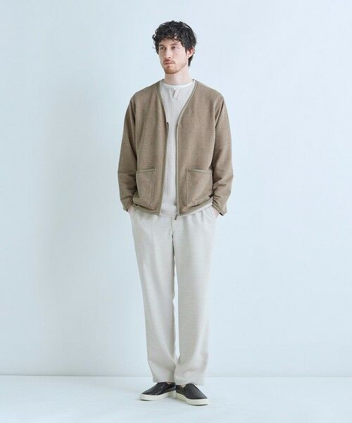 MEN'S BIGI / メンズビギ Tシャツ | フェイクレイヤードキーネック半袖Tシャツ | 詳細5