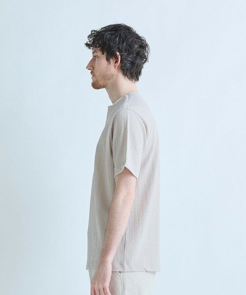 MEN'S BIGI / メンズビギ Tシャツ | フェイクレイヤードキーネック半袖Tシャツ | 詳細2